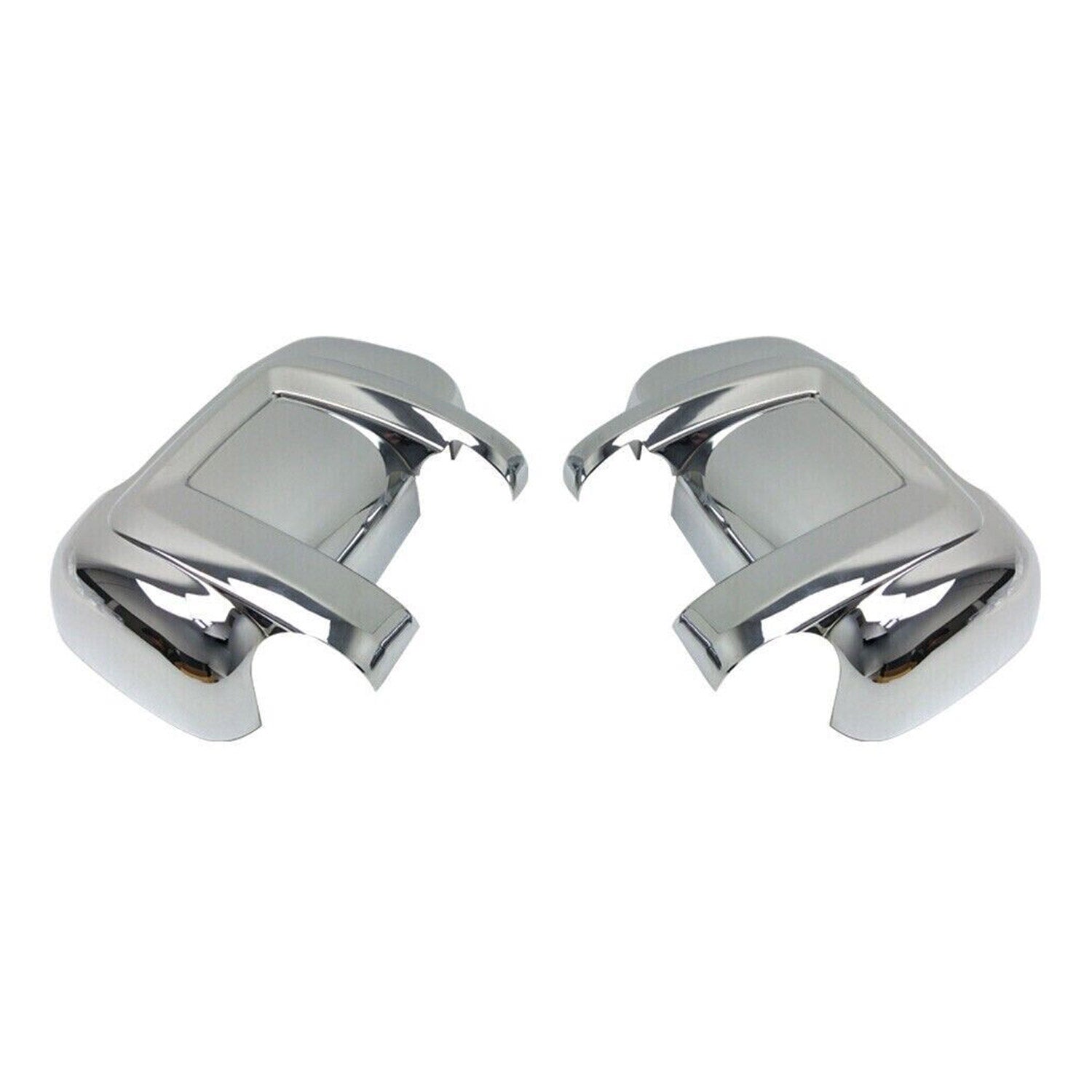 2014-2025 RAM ProMaster Side Mirror Cover Caps ABS Chrome Silver 2Pcs