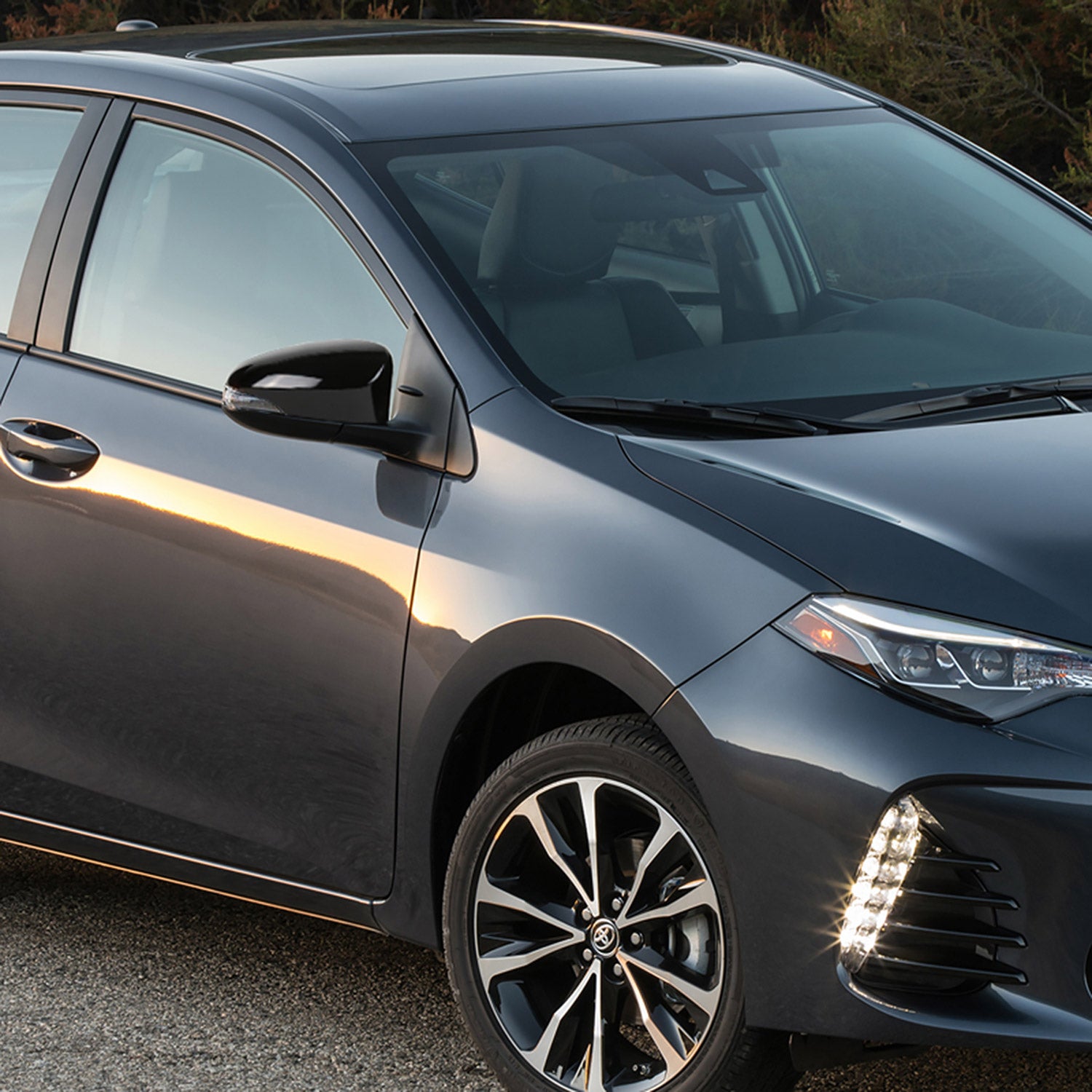 2014-2018 Toyota Corolla Black 7Pin Heated Side Mirror Turn Signal Passenger