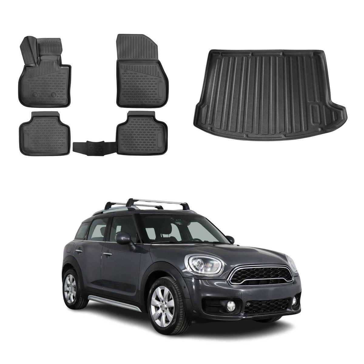 OMAC Floor Mats & Cargo Liners for Mini Cooper Countryman F60 2017-2024