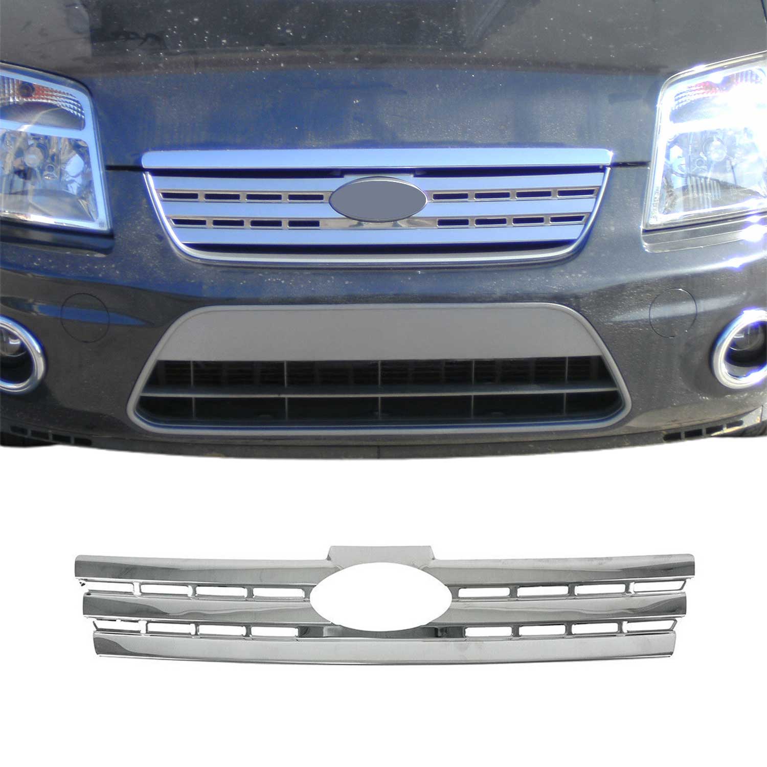 2010-2013 Ford Transit Connect Front Bumper Grill Trim Molding Stainless Steel