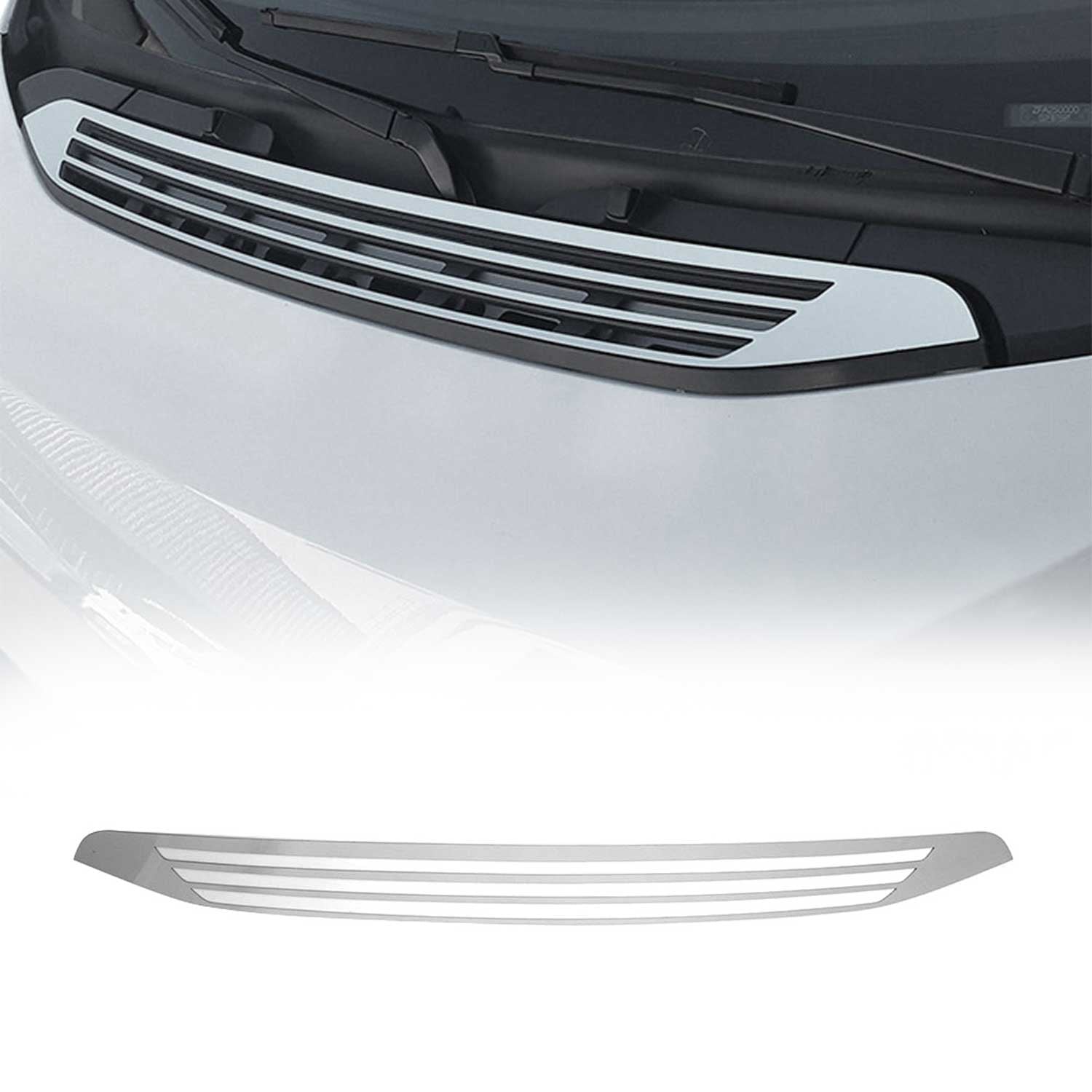 2014-2025 RAM ProMaster Front Bumper Grill Trim Molding Stainless Steel Silver 1 Pc