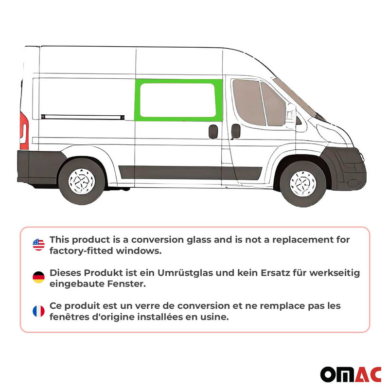 2014-2024 RAM ProMaster Window Glass Front Right Side Sliding Door L2 L3 L4