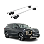 2022-2024 Mitsubishi Outlander Roof Rack Cross Bars Silver