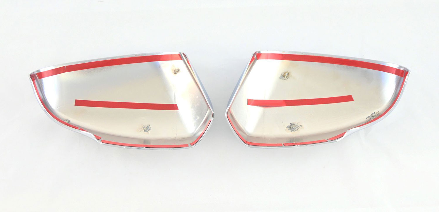2023-2025 Honda HR-V Mirror Cover Caps Chrome 2Pcs ABS Plastic