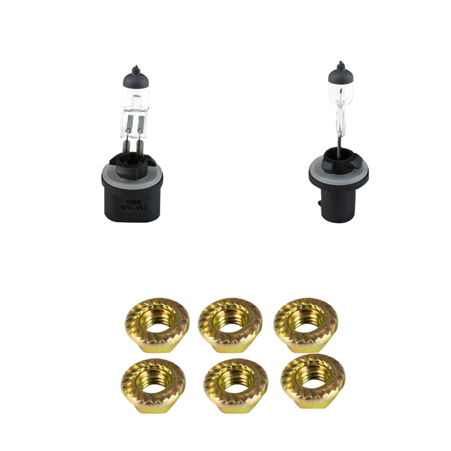 2002-2009 GMC Envoy 12V/27W Fog Lights Chrome Housing/Clear Lens