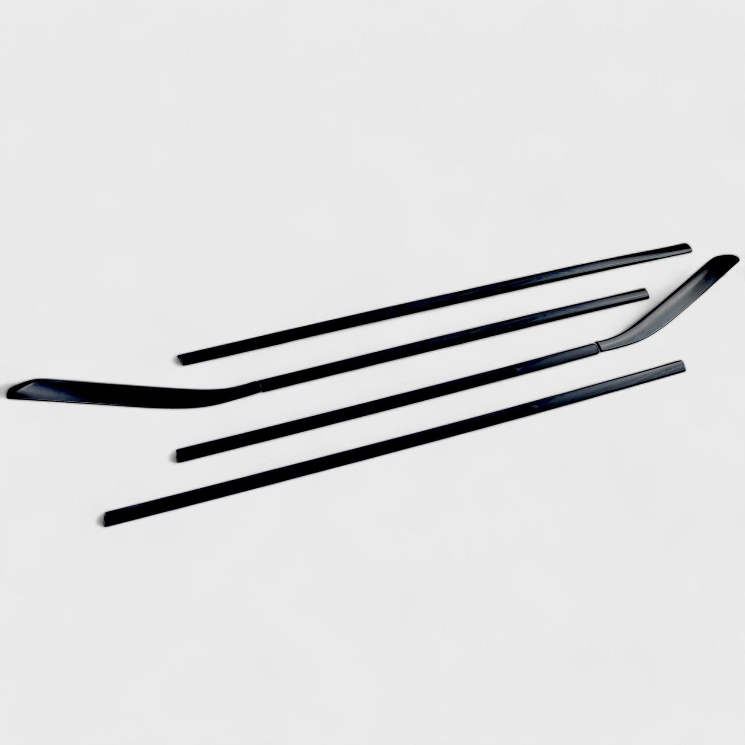 2020-2025 Nissan Sentra Window Trim Set Gloss Black 6Pcs ABS Plastic