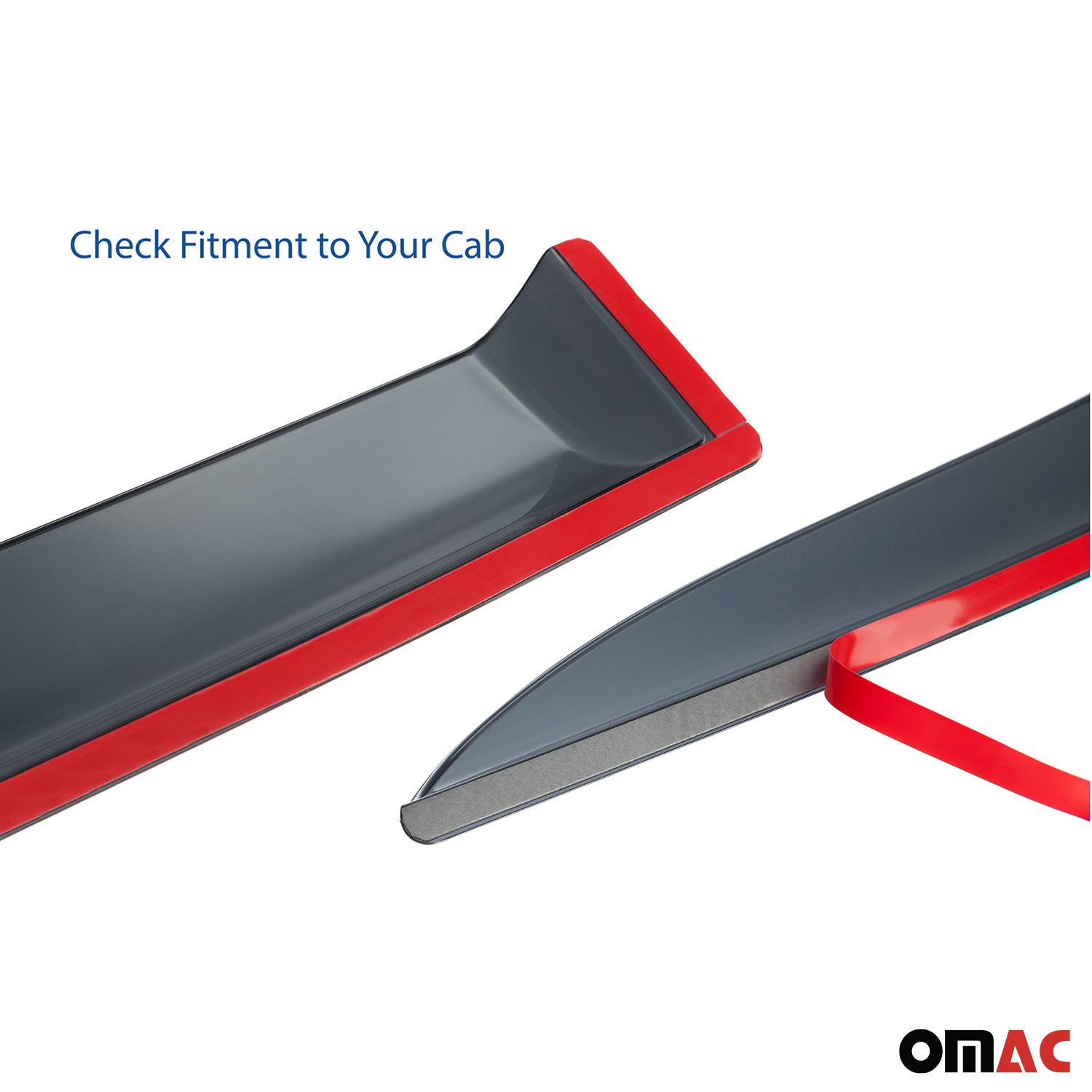 Goodyear Wind Deflectors for Honda CR-V (CRV) 2007-2011 Tape-On Premium Smoke 4x