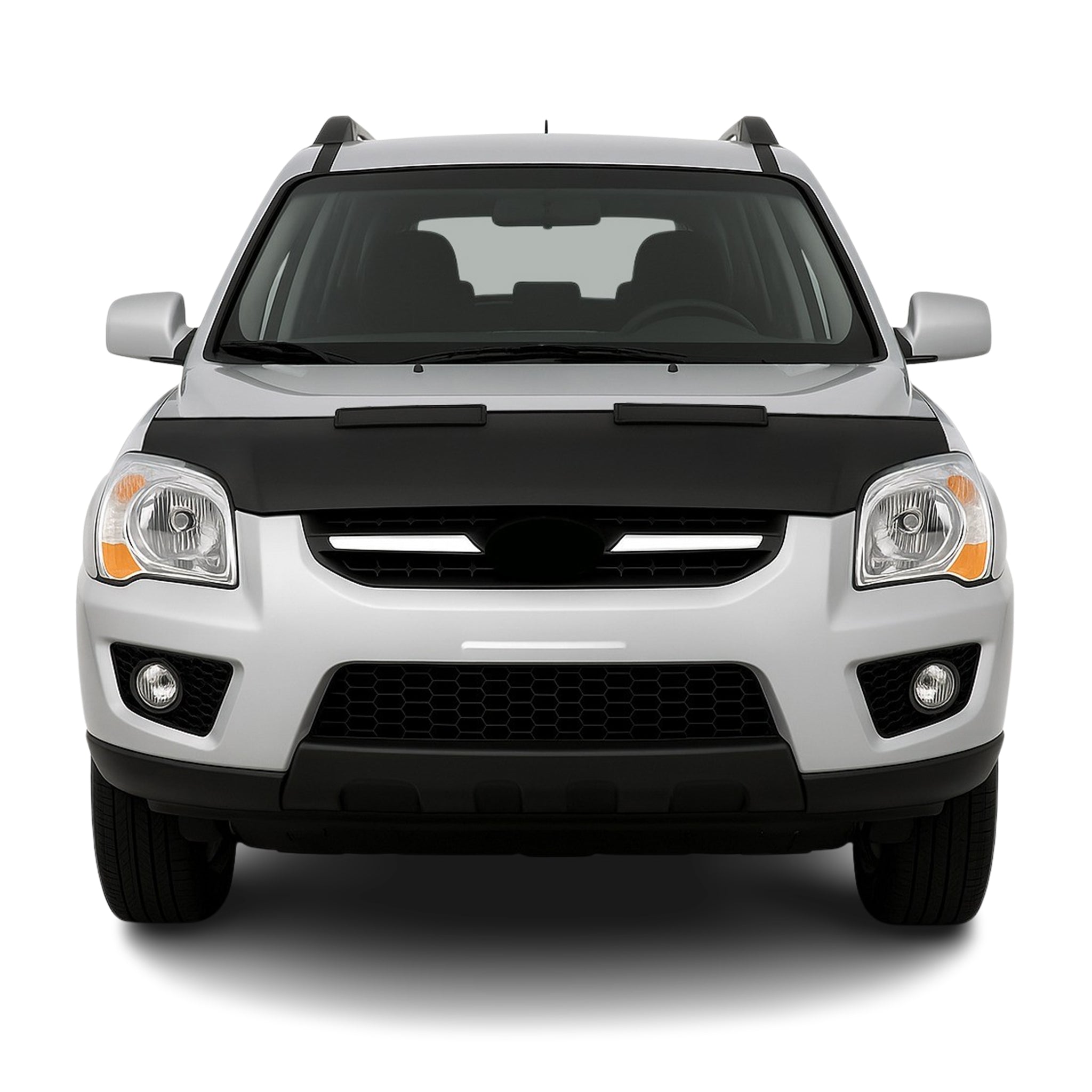 2005-2010 Kia Sportage Car Bonnet Mask Hood Bra Black 1 Pc