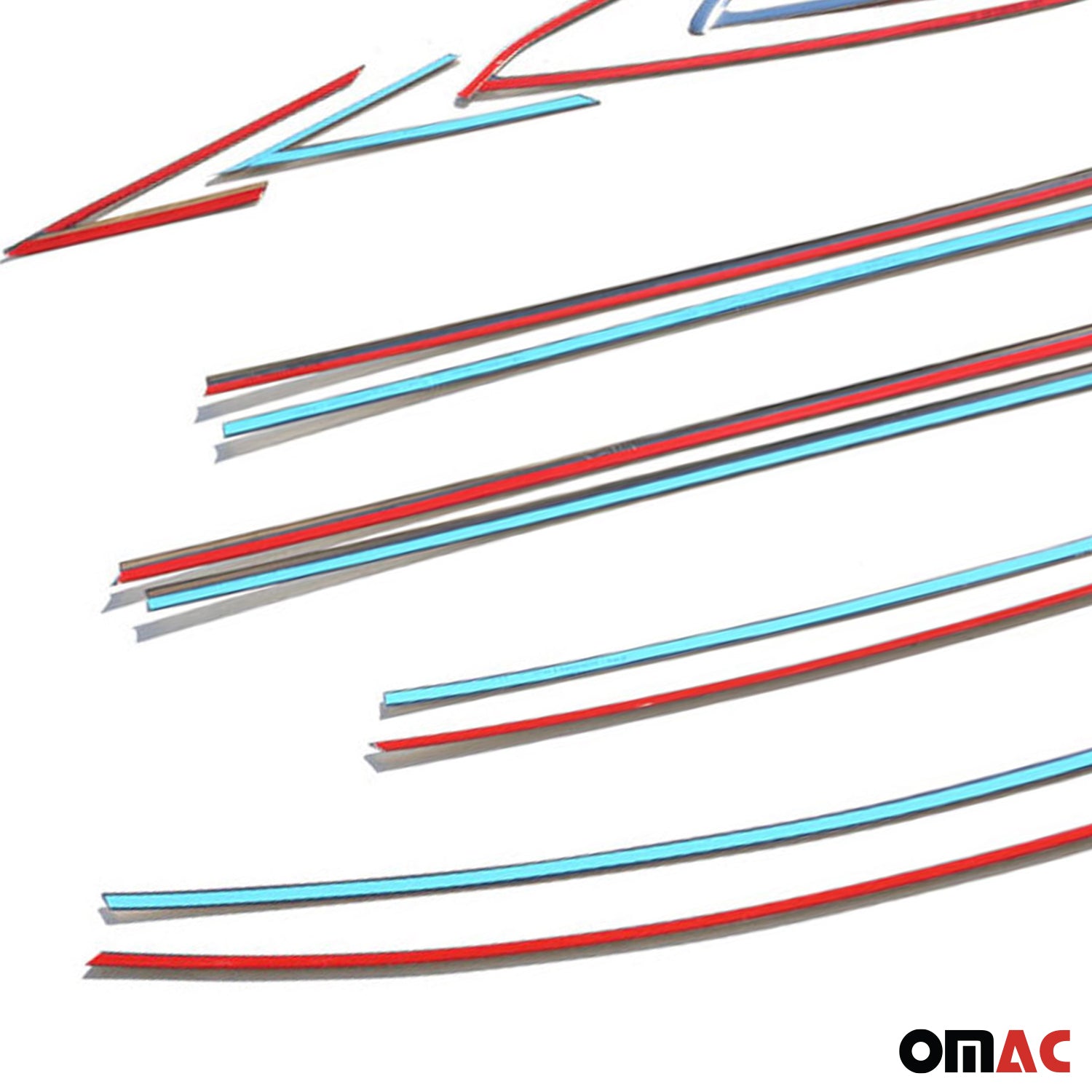 2012-2018 Ford Focus Sedan Window Molding Trim Streamer Stainless Steel