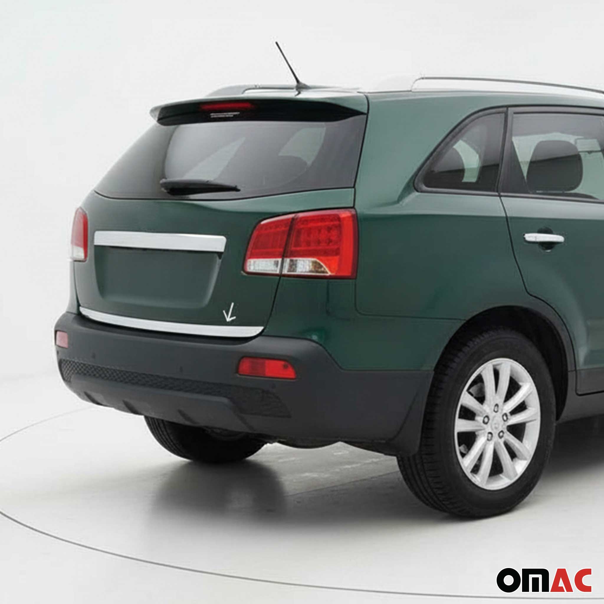 2011-2013 Kia Sorento Rear Trunk Molding Trim Stainless Steel Silver