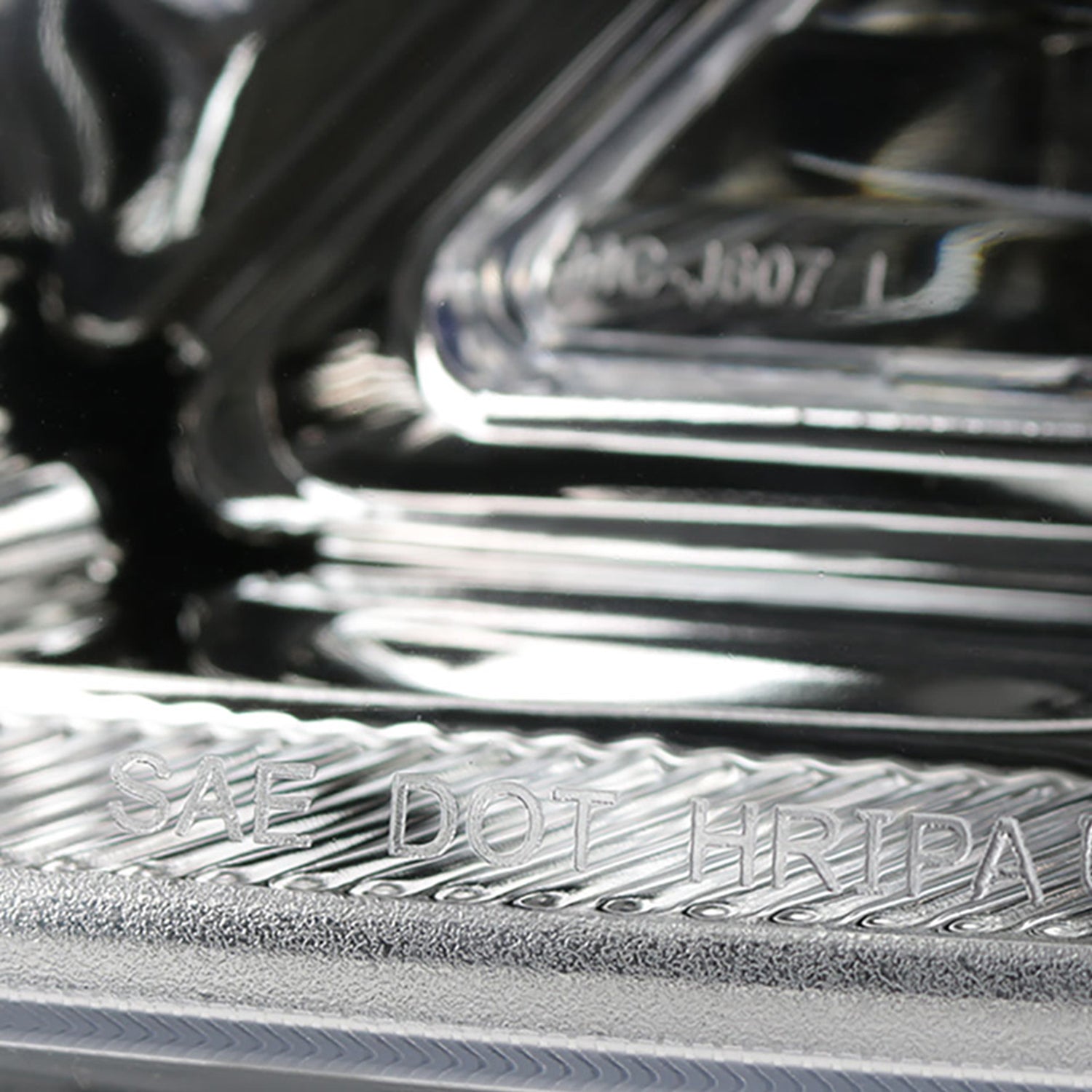 2007-2011 Honda CRV LED Bar Projector Headlights Chrome Housing/Clear Lens