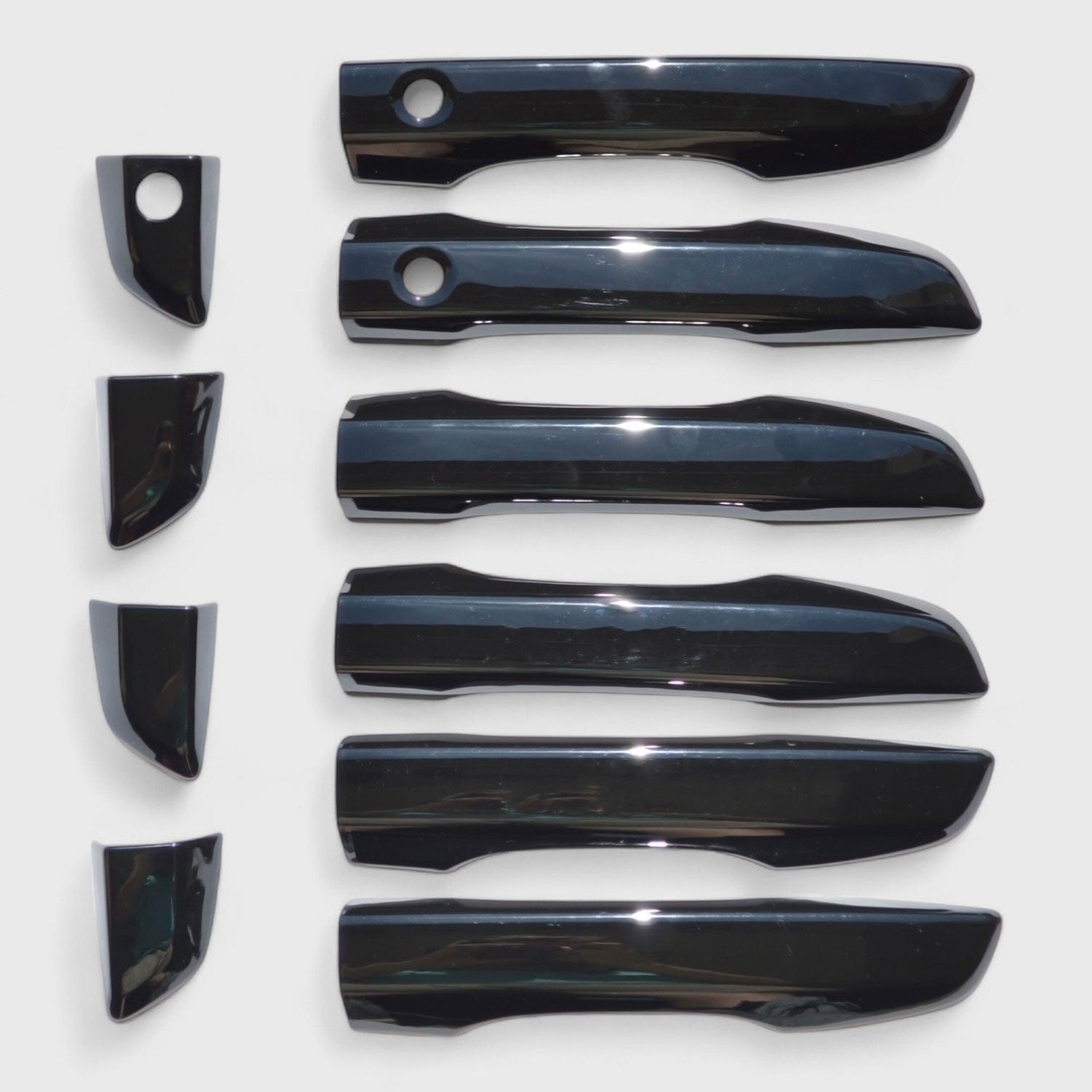 2016-2021 Honda Civic Door Handle Cover Gloss Black 10Pcs ABS Plastic
