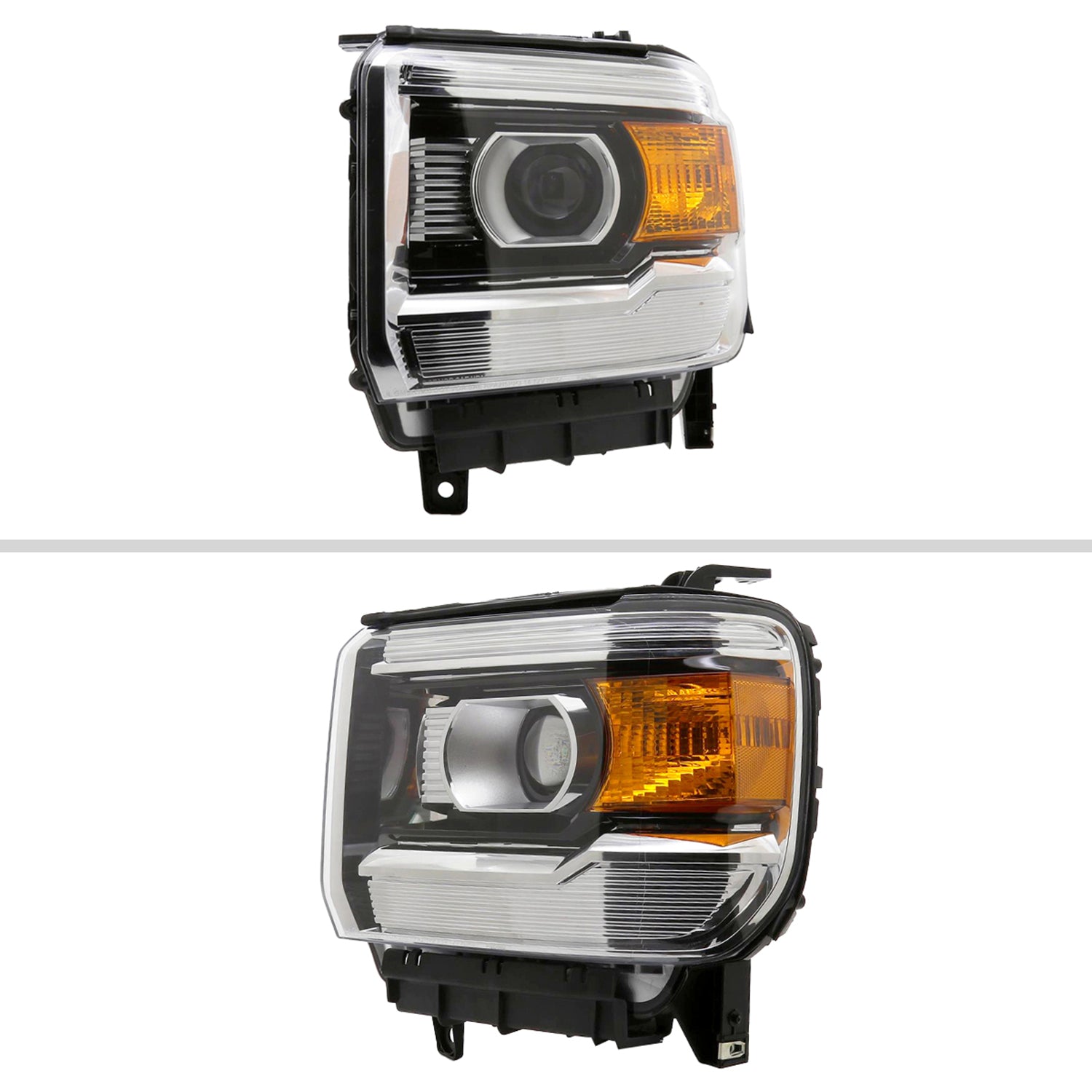 2014-2019 GMC Sierra 1500/2500HD/3500HD Clear Projector Headlights Driver Side