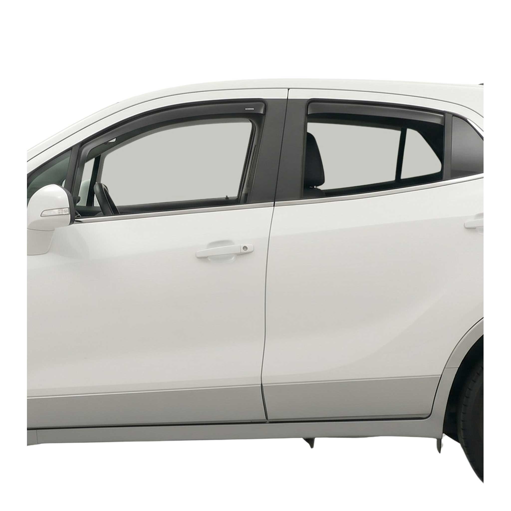 2013-2022 Buick Encore Window Visor Vent Rain Deflector 4Pcs Smoke