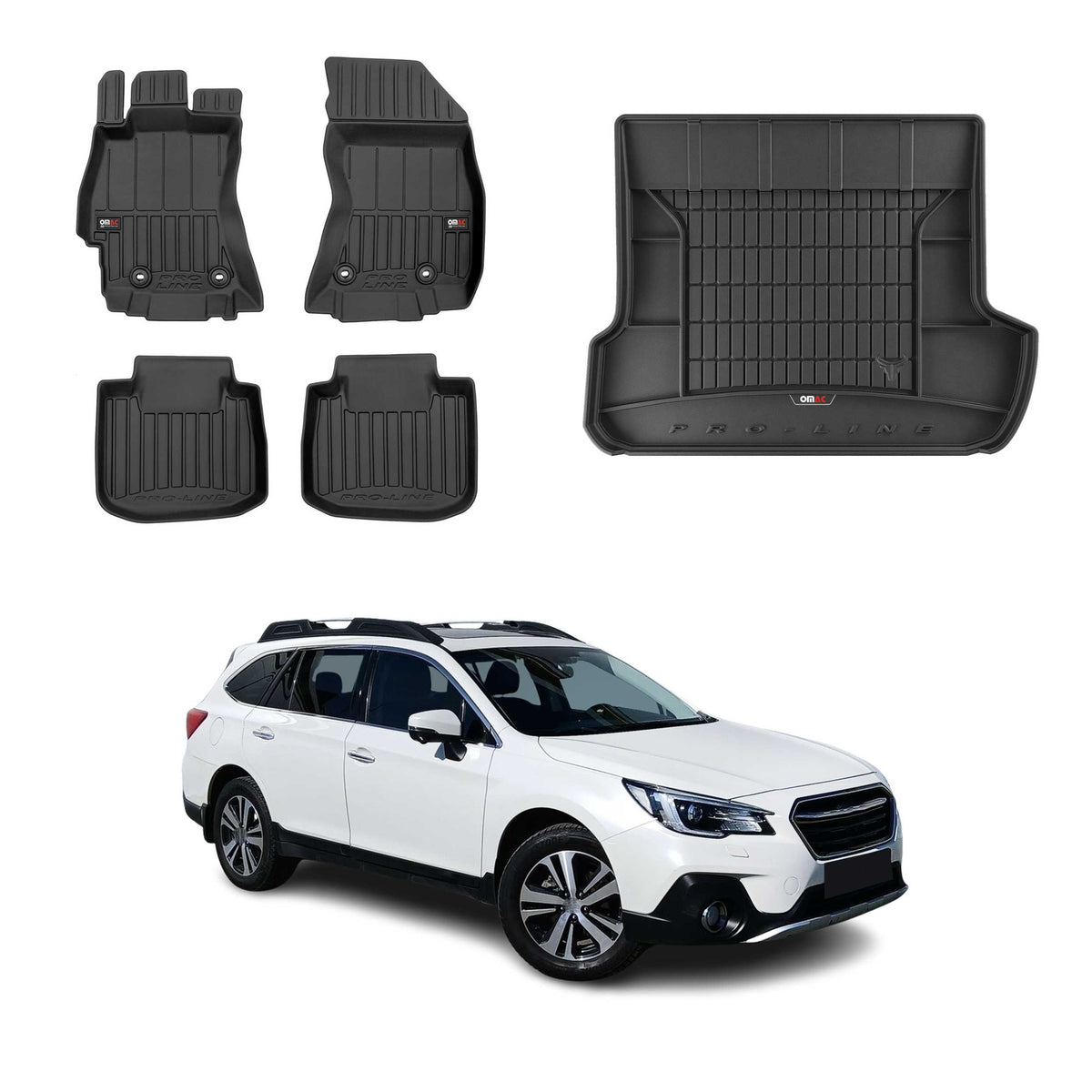 OMAC Floor Mats & Cargo Liners for Subaru Outback 2015-2019