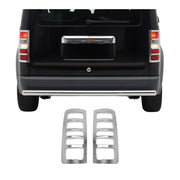 2010-2013 Ford Transit Connect Trunk Tail Light Trim Frame Stainless Steel Silver 2Pcs