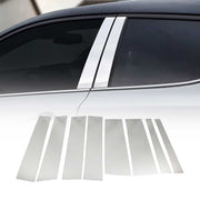 2015-2022 RAM ProMaster City Window B Pillar Posts Door Trim Stainless Steel Silver 8x