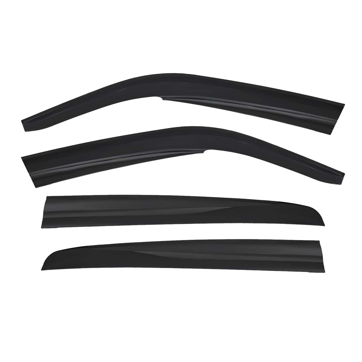 1998-2006 VW Golf Mk4 Window Visor Vent Rain Deflector 4Pcs Smoke