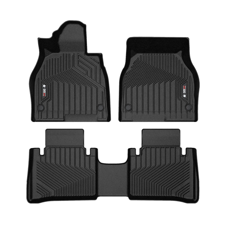 2022-2024 Mercedes EQS V297 Premium Floor Mats Liners First and Second Row Set