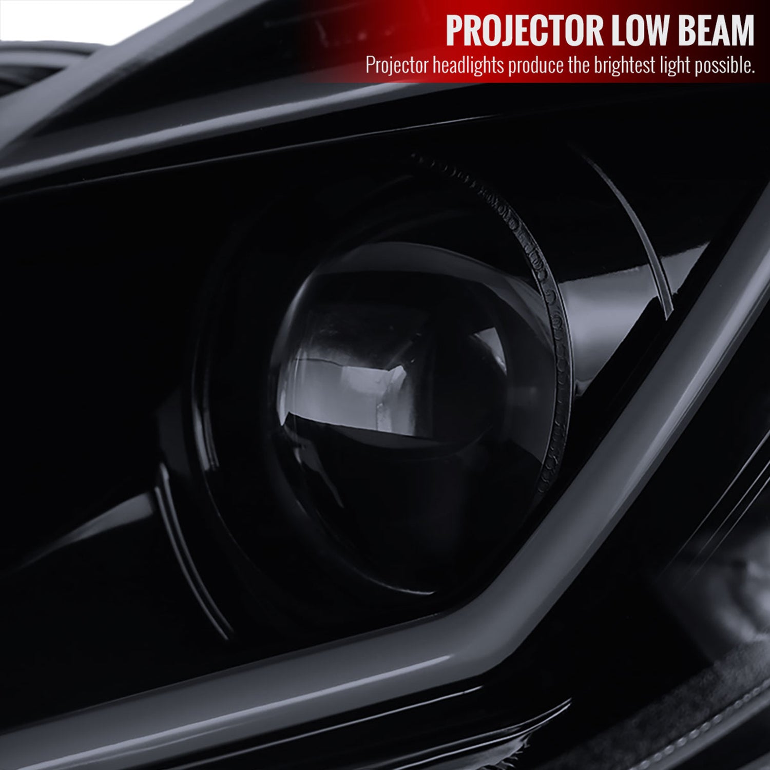 2001-2007 Mercedes W203 C Class Sedan LED Bar Headlights LED Signal Black