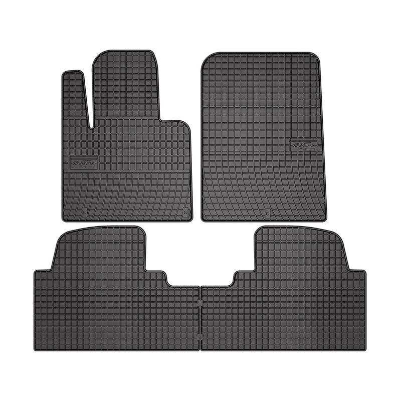 2013-2018 Hyundai Santa Fe Floor Mats Liners Full Set All Weather Rubber Black