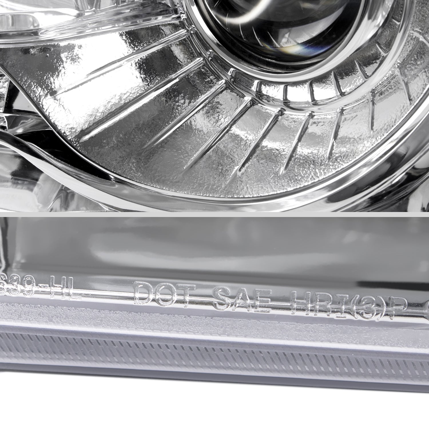 2005-2010 Chrysler 300 Base/LX/Touring Headlights LED Light&LED Signal Chrome