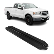 2004-2014 Ford F-150 Super Cab Nerf Bar Side Step Running Boards Alu 2x