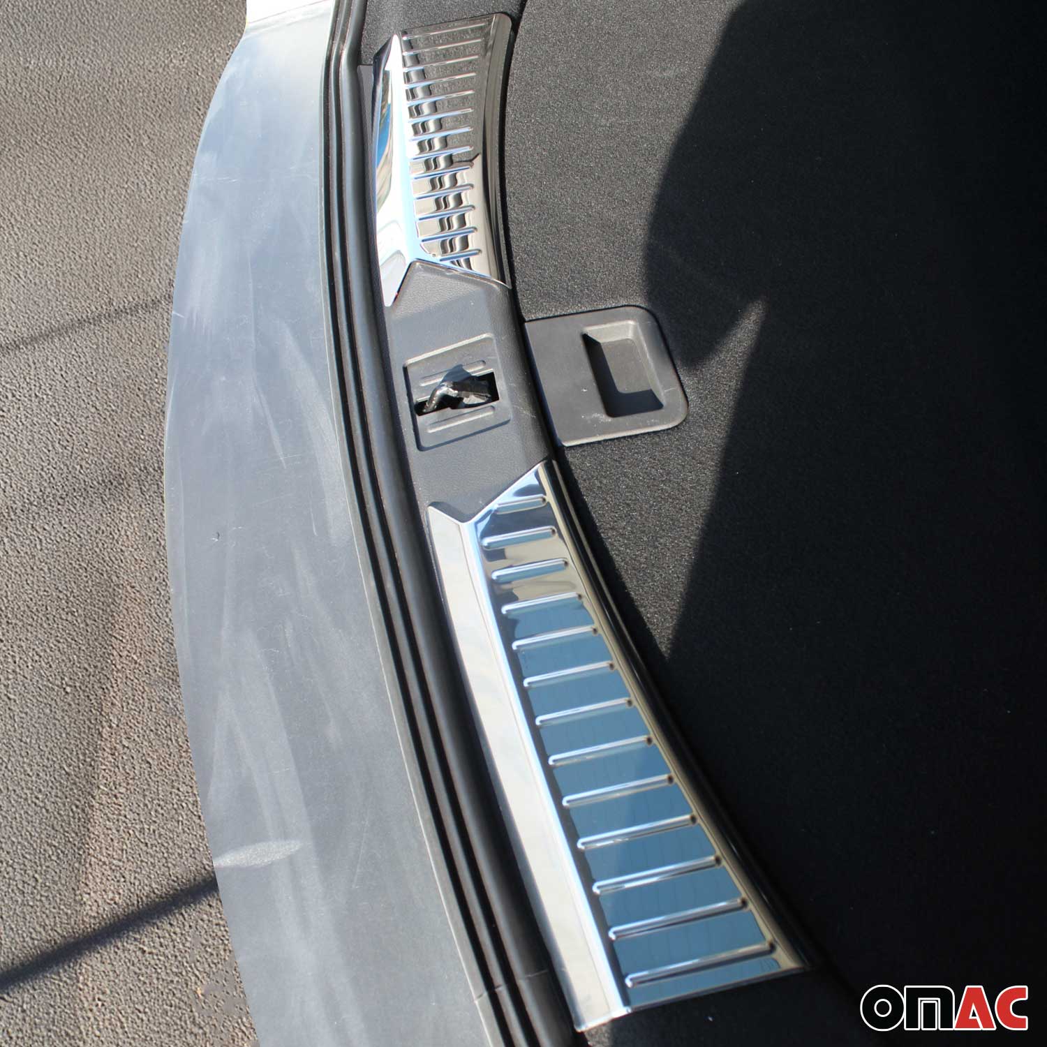 2013-2016 Ford Escape Trunk Sill Cover Bumper Guard Protector S. Steel 2Pcs