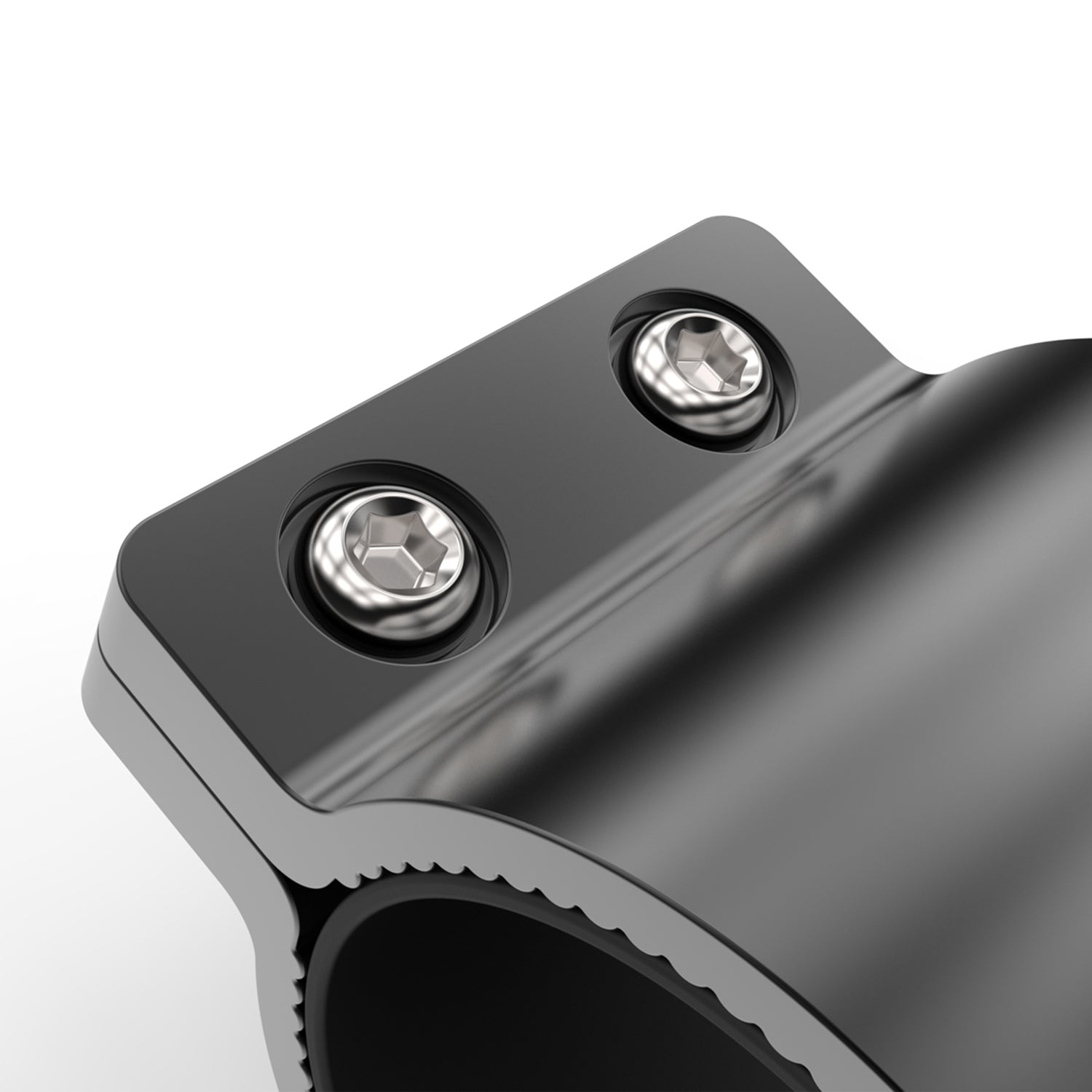 Universal 3" Aluminum Light Mounting Brackets Black