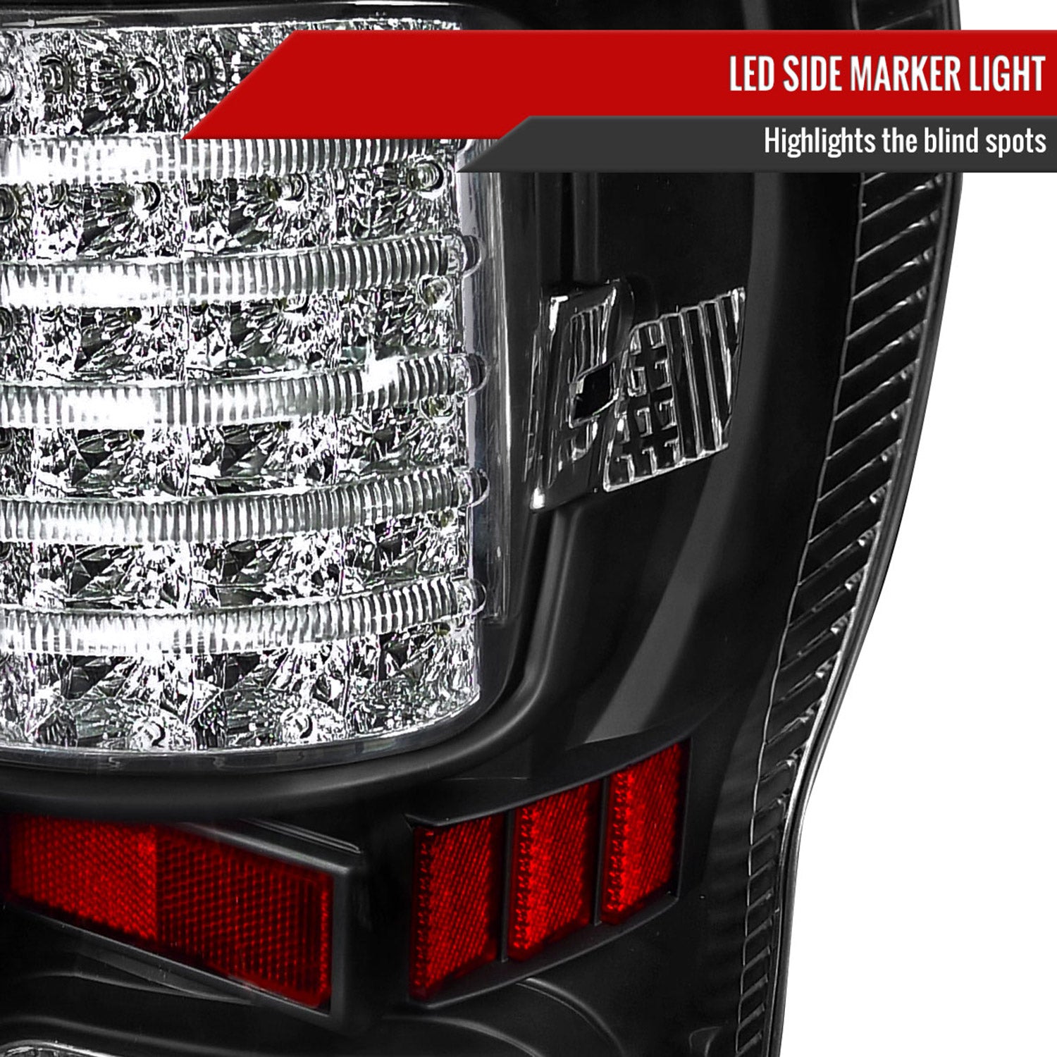2007-2013 Toyota Tundra LED Tail Lights Matte Black Housing/Clear Lens