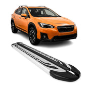 2013-2015 Subaru XV Crosstrek Running Boards Side Steps Silver