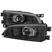 1995-2001 Subaru Impreza Retro Style Projector Headlights Matte Black/Clear