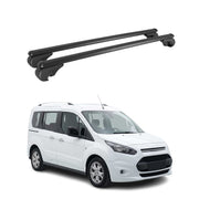 Roof Racks Cross Bars for Ford Transit Connect 2014-2023 TÜV Aluminium Black 2x