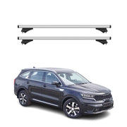 2021-2025 Kia Sorento Hybrid Roof Rack Cross Bars Silver