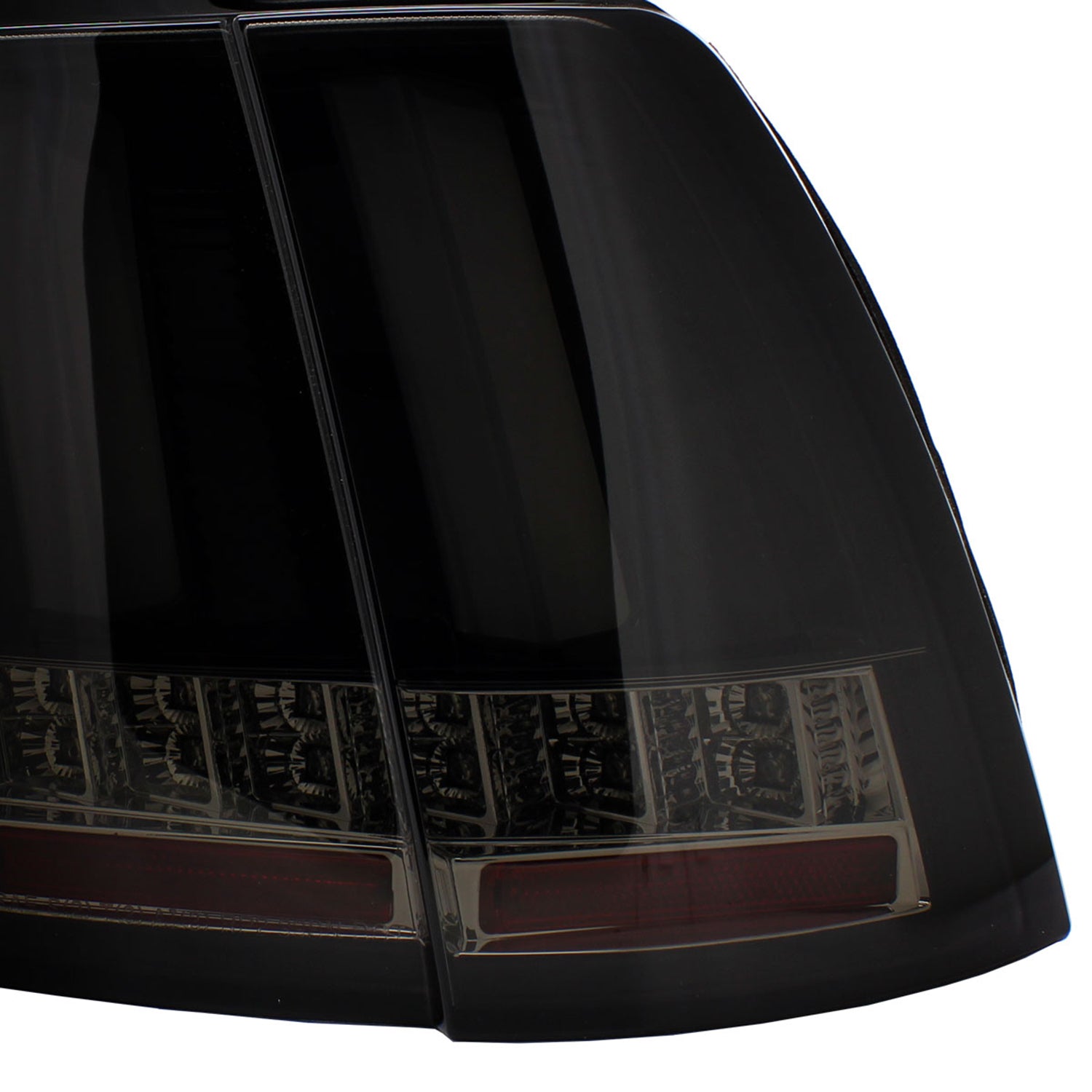 1999-2004 Ford Mustang Sequential LED Tail Lights Glossy Black/Smoke Lens