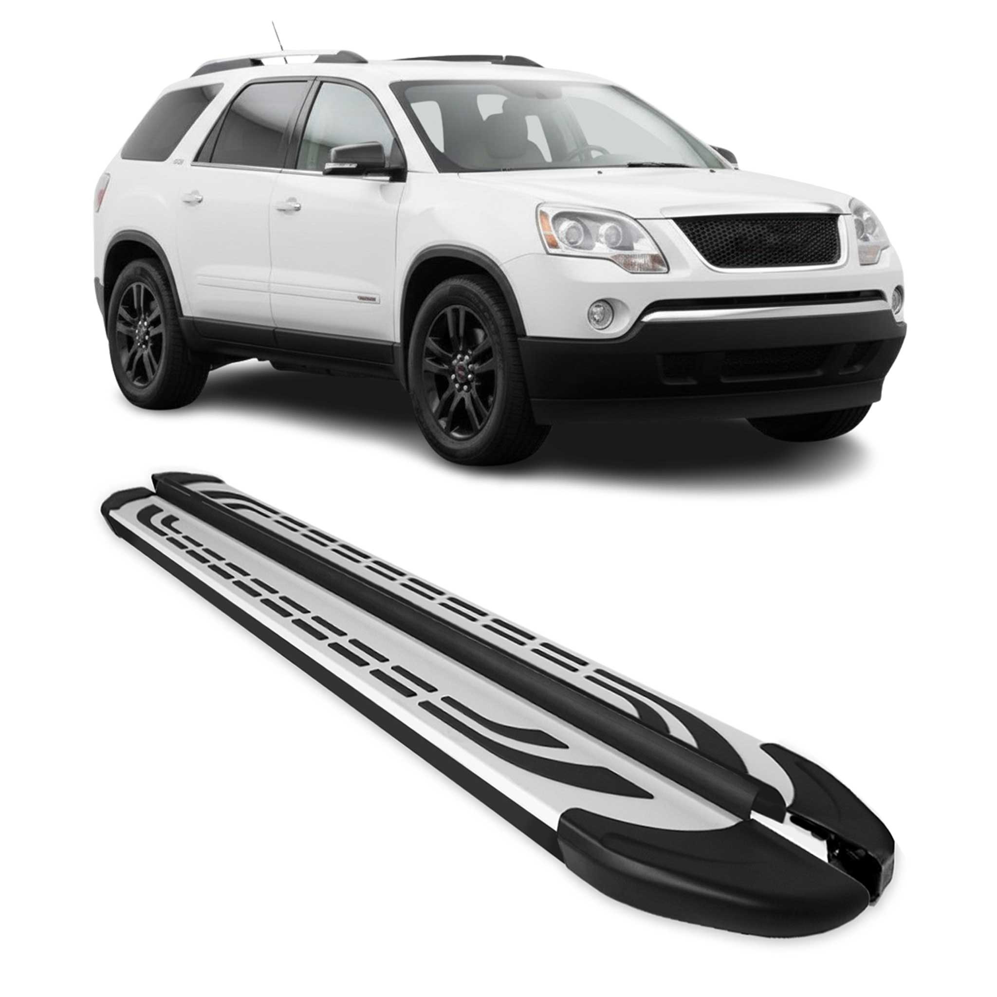 2007-2016 GMC Acadia/Saturn Outlook Nerf Bar Side Step Running Boards Alu 2Pcs