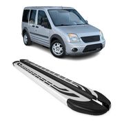 2010-2013 Ford Transit Connect L1 Short WB Running Boards Side Steps Silver