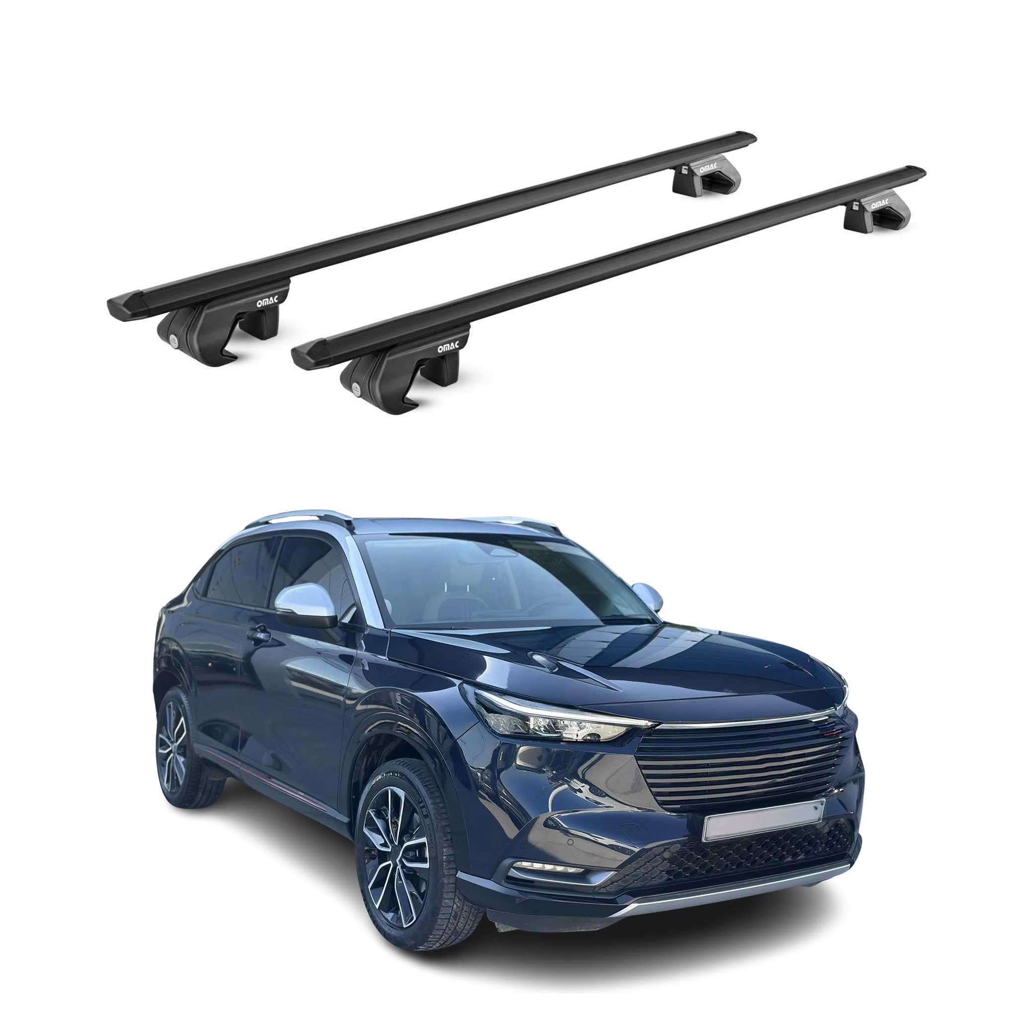 2023-2026 Honda HR-V Roof Rack Cross Bars Black