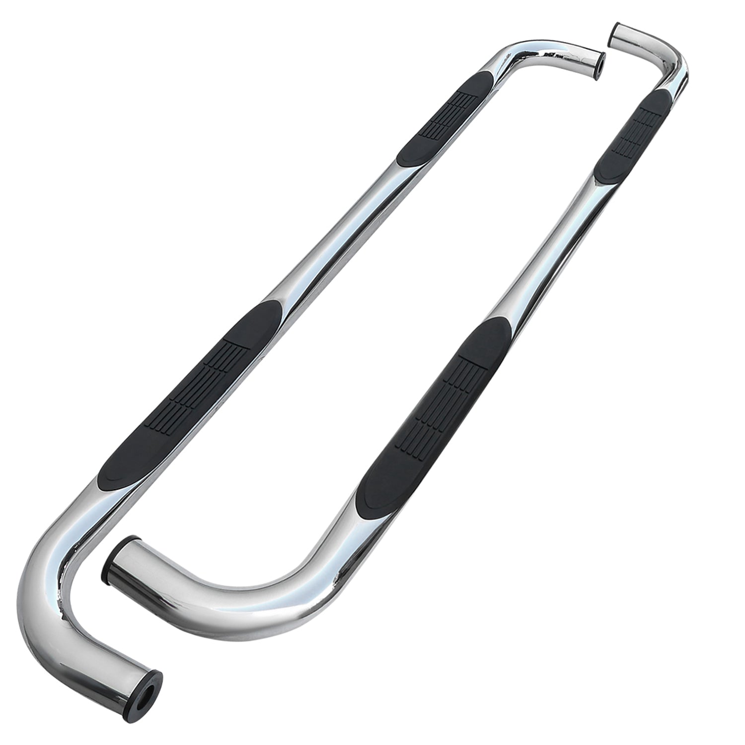 2019-2021 Chevy Silverado/GMC Sierra Crew Cab 3" Steel Side Step Nerf Bars