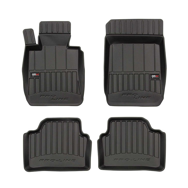 2005-2012 BMW 3 Series E91 Wagon Premium Floor Mats Liners Full Set All Weather Heavy Duty Black