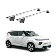2020-2023 Kia Soul EV Roof Rack Cross Bars Silver Luggage Carrier 2 Pcs