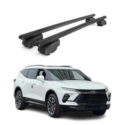 2024-2025 Chevrolet Blazer EV Roof Rack Cross Bars Luggage Carrier Alu Black