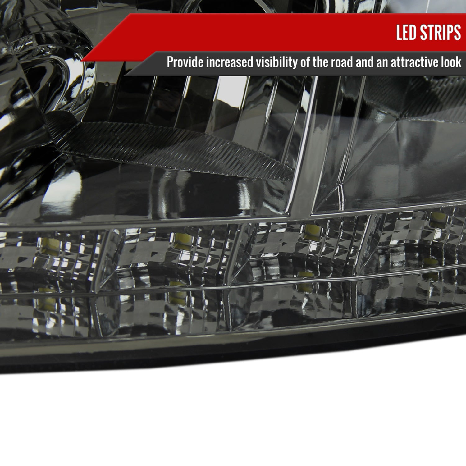 2006-2013 Chevy Impala / Impala Limited /Monte Carlo Headlights LED Chrome