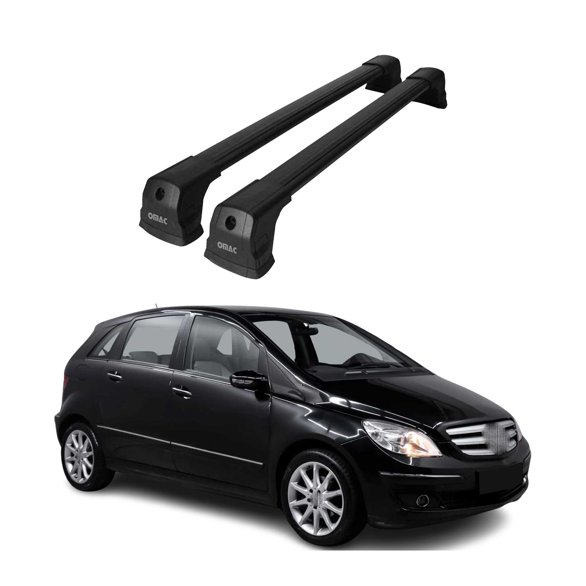2006-2011 Mercedes B Class W245 Roof Rack Cross Bars Black