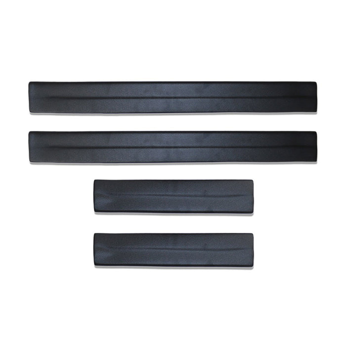 Door Sill Scuff Plate Scratch Protector for Nissan Rogue 2014-2016 Black 4x ABS