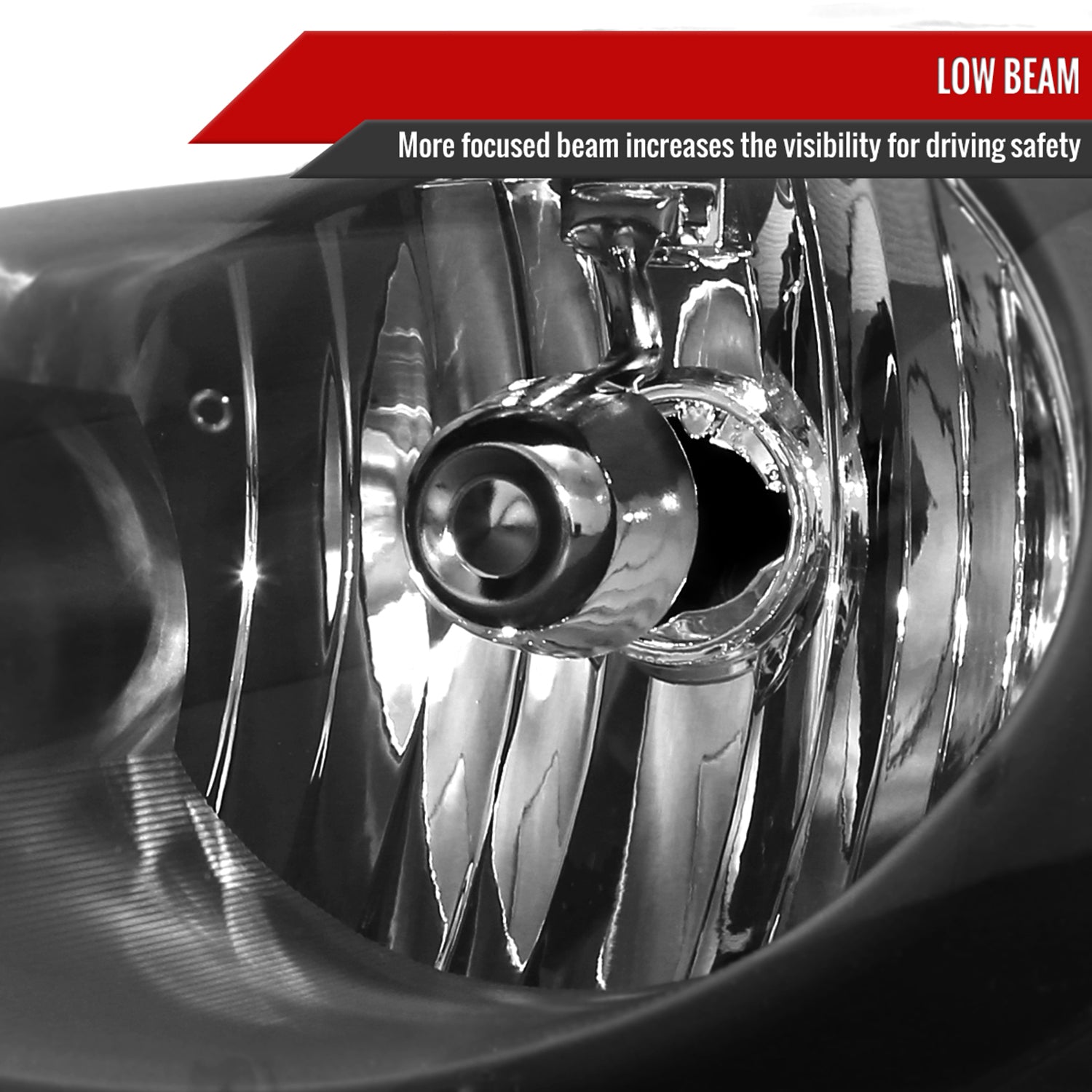 2006-2013 Chevy Impala/Monte Carlo/Impala Limited Factory Headlights LED Black