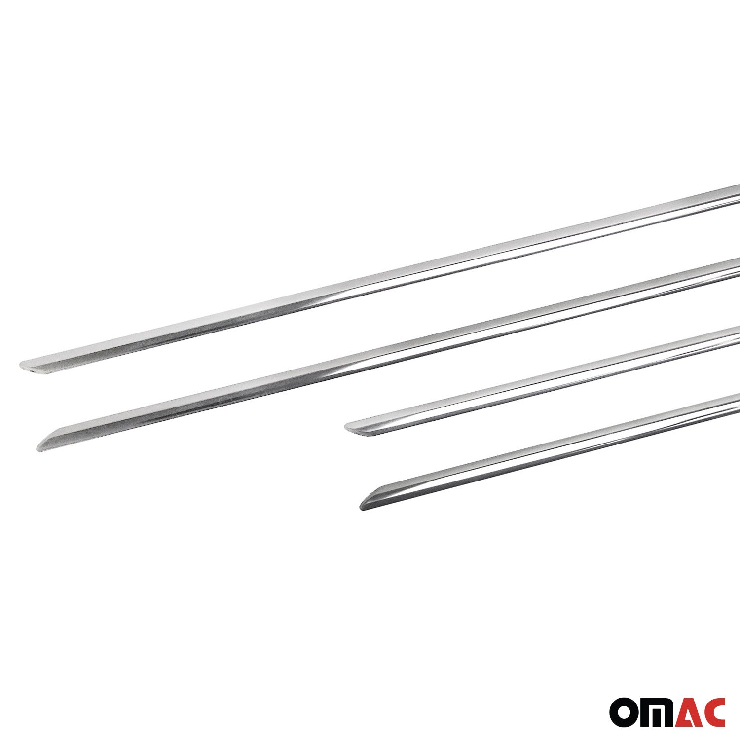 2014-2018 Subaru Forester Side Door Molding Trim Stainless Steel Silver 4x