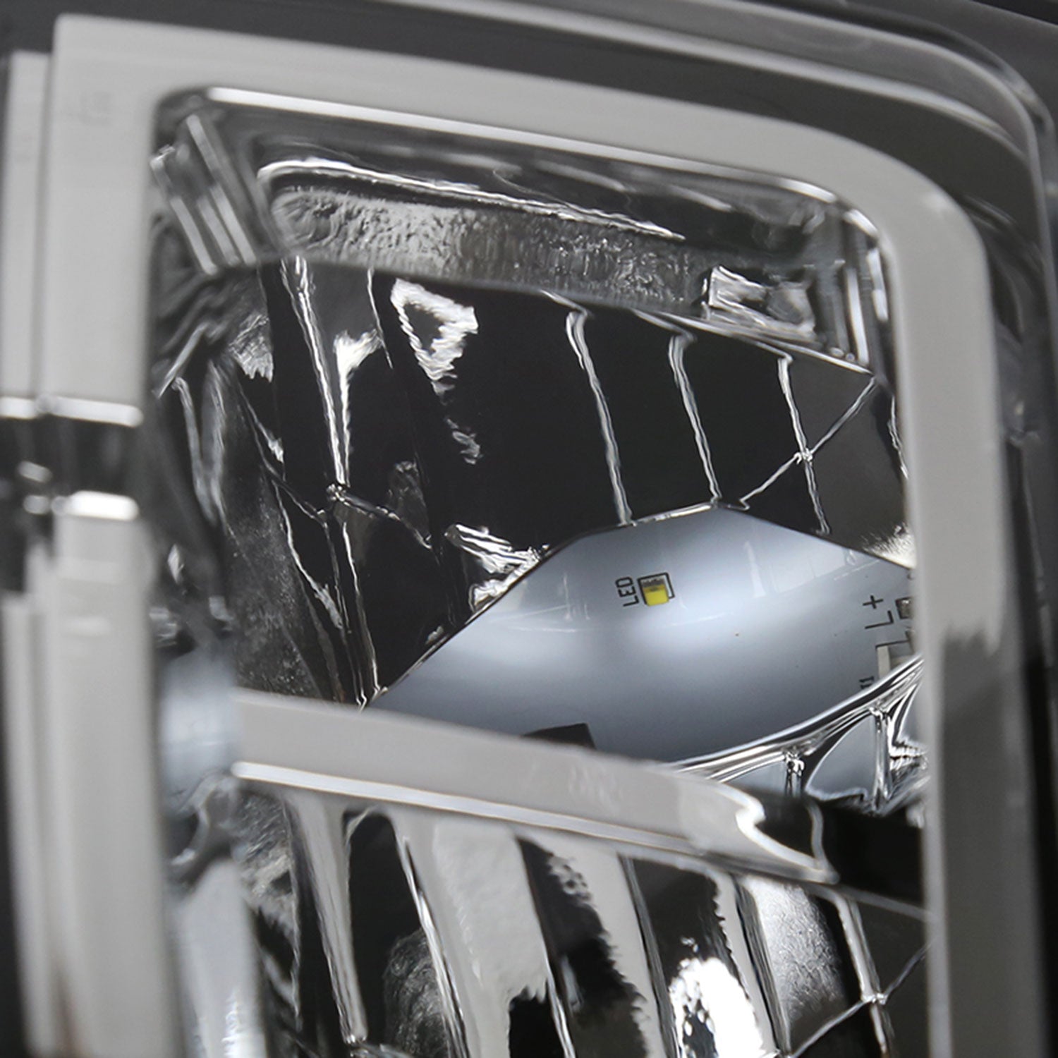 2016-2018 Chevy Silverado 1500 LED Fog Lights Kit Chrome Housing/Clear Lens