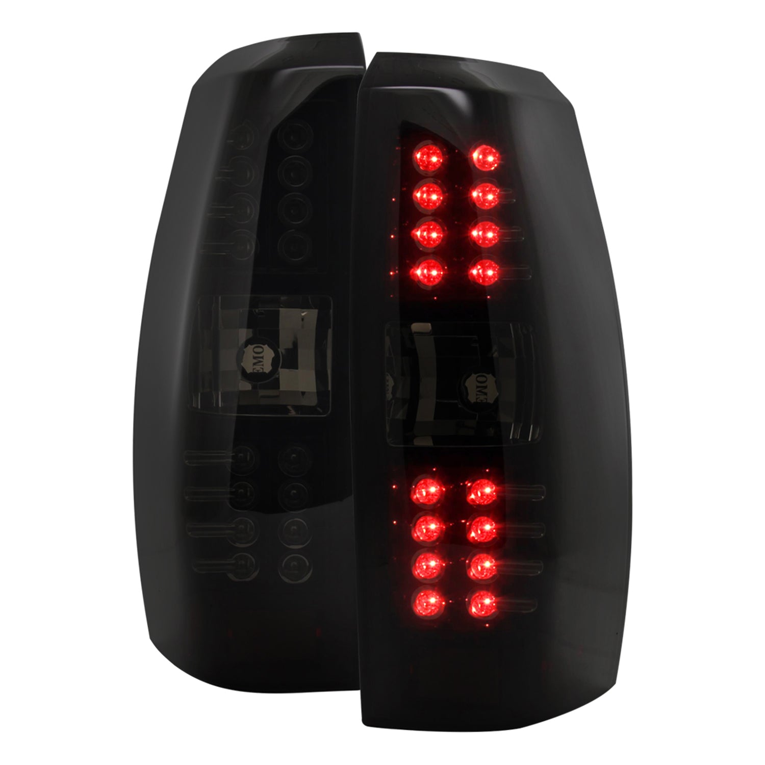 2007-2012 Chevy Avalanche LED Tail Lights Glossy Black Housing/Smoke Lens