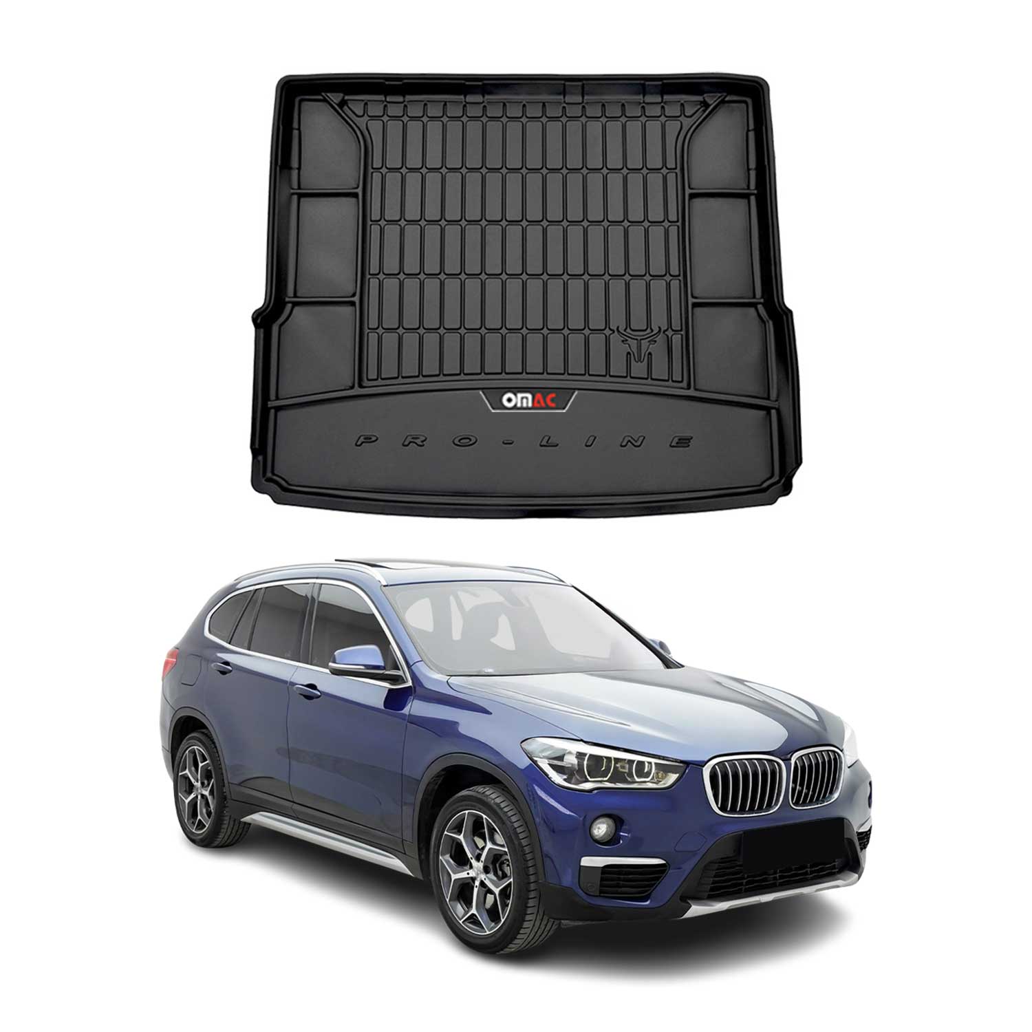 2016-2022 BMW X1 F48 Premium Cargo Liner Trunk Mat All Weather Heavy Duty Black